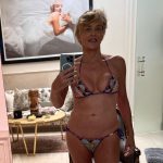 Sharon Stone Bikini Selfie