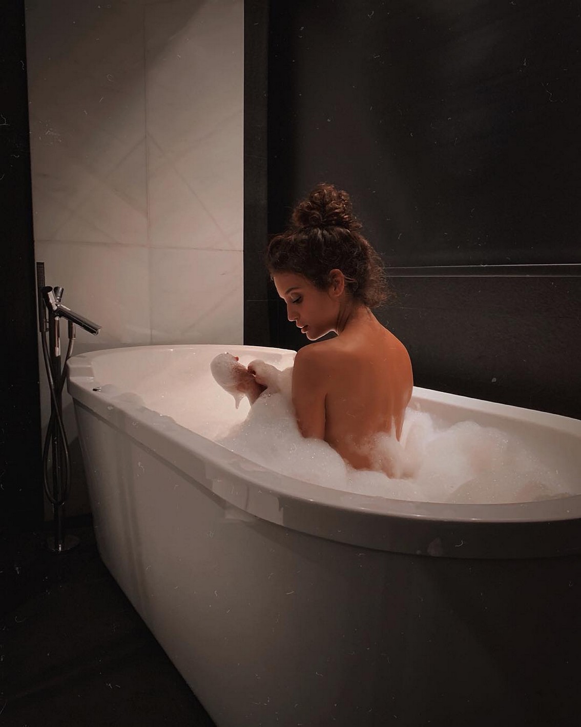 Maria Pedraza Naked In Bath