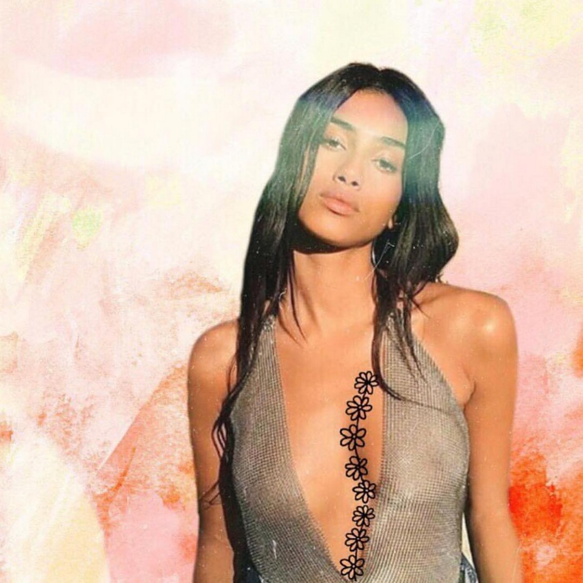 Imaan Hammam See Through Tits