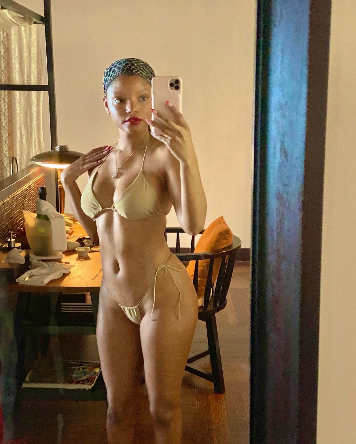 Halle Bailey Leaked Selfie