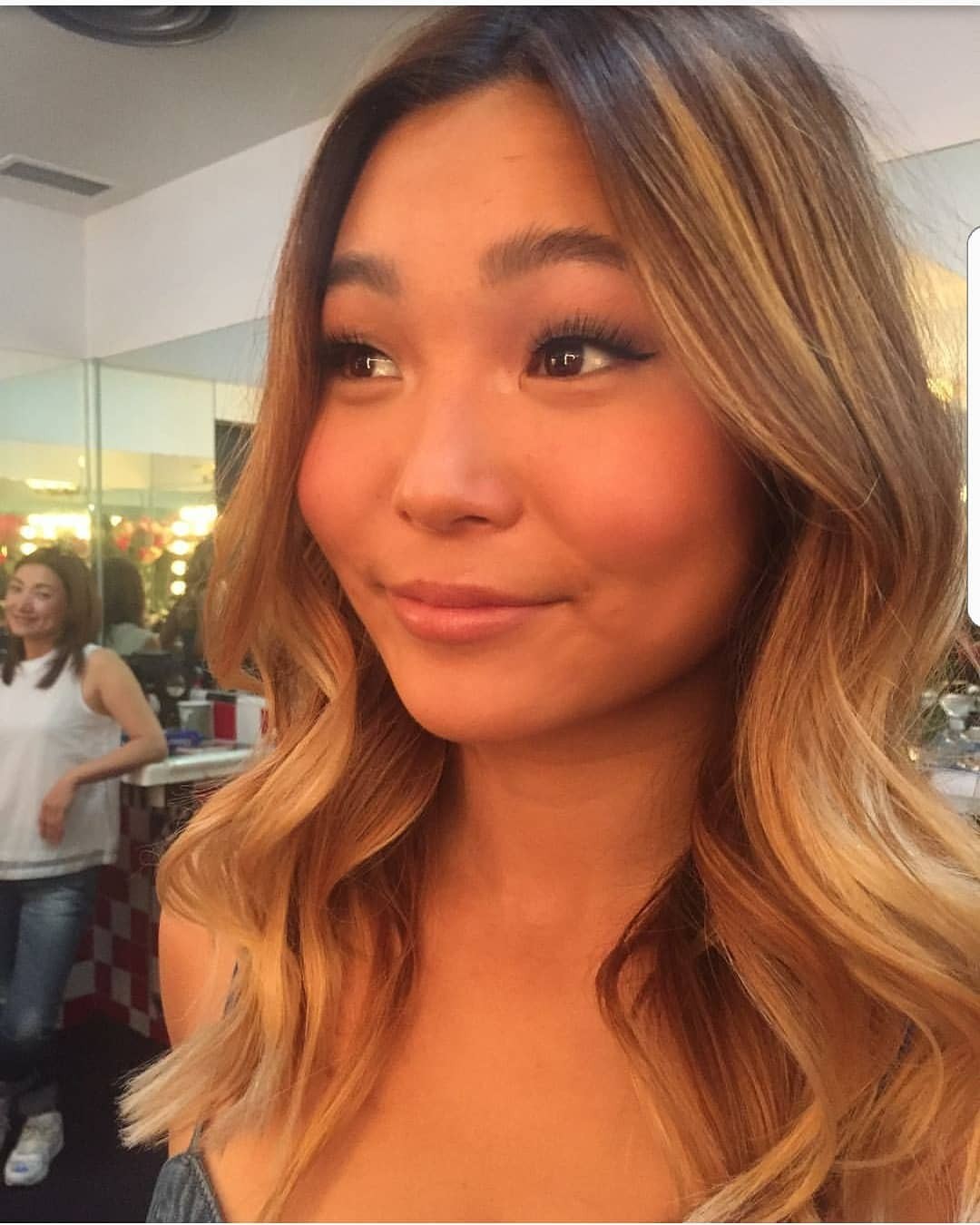 Chloe Kim Selfie