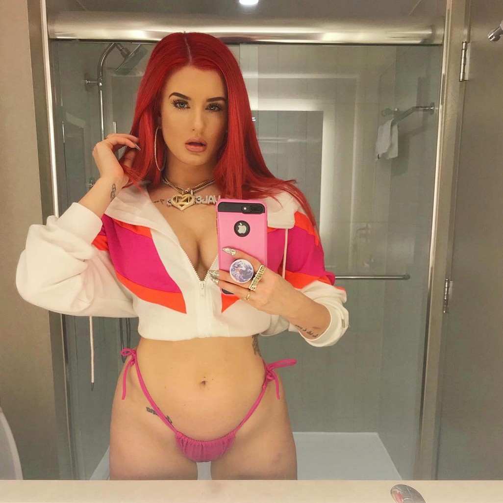 Justina Valentine Hot Redhead On Selfie