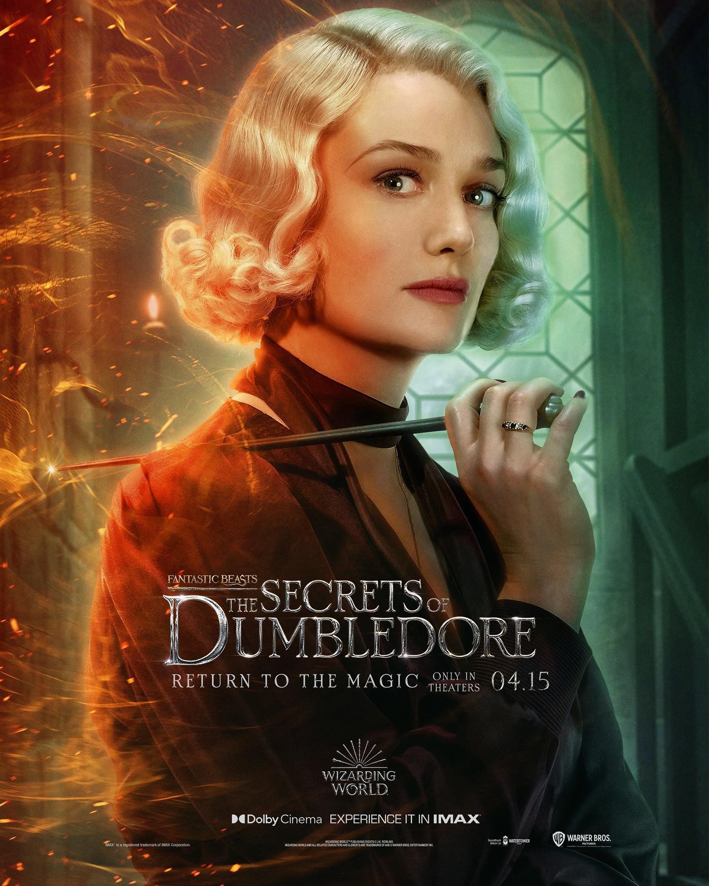 Alison Sudol Queenie Goldstein in the movie "Fantastic Beasts"