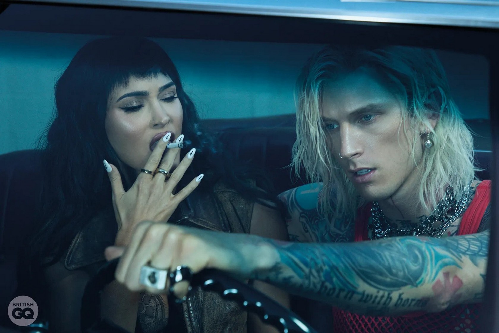 Megan Fox And Colson Baker In GQ Style Magazine