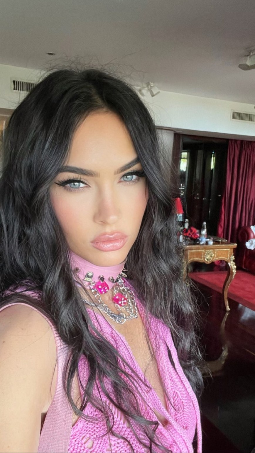 Megan Fox Sexy In Pink