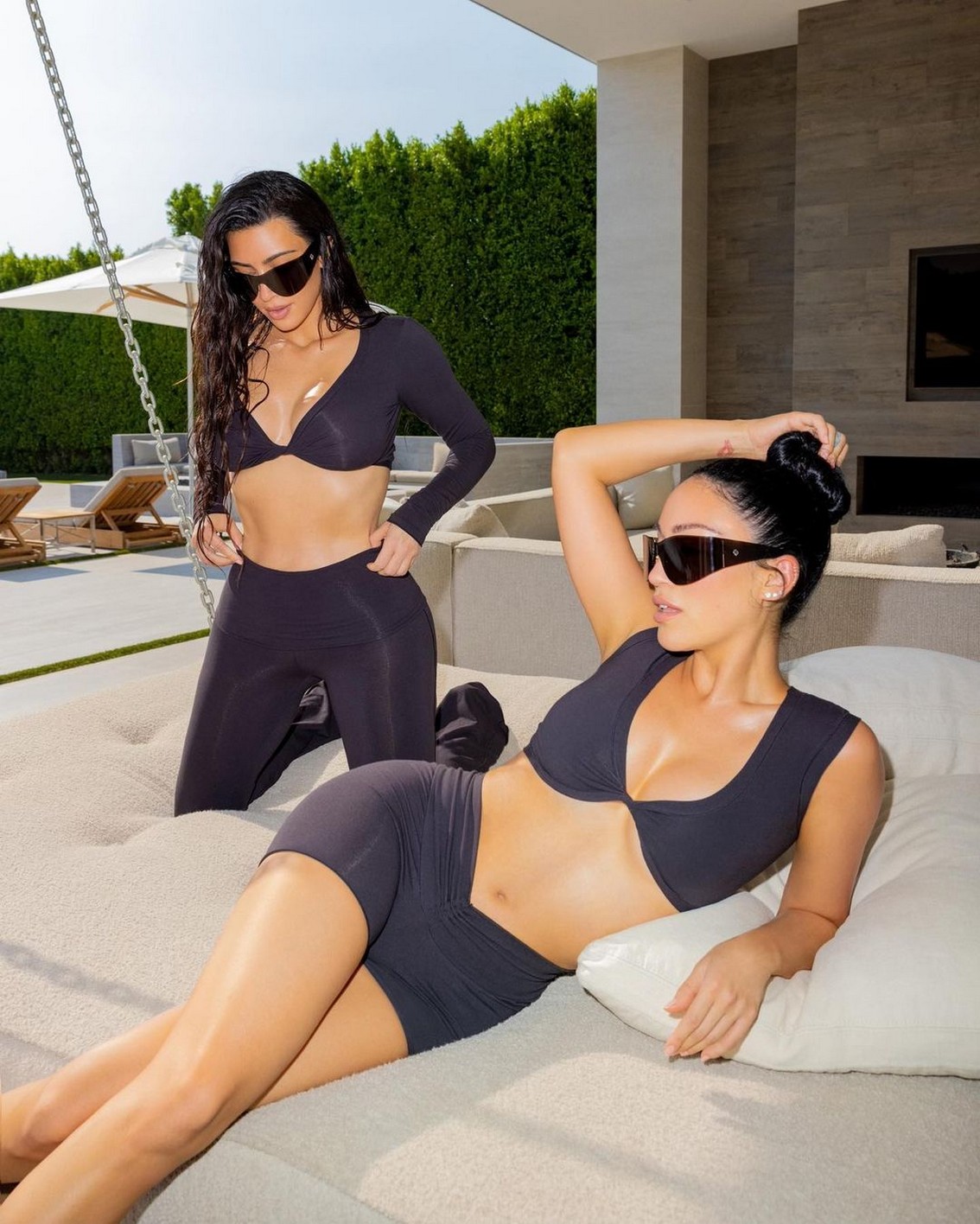 Kim Kardashian And Stephanie Shepherd Bikini