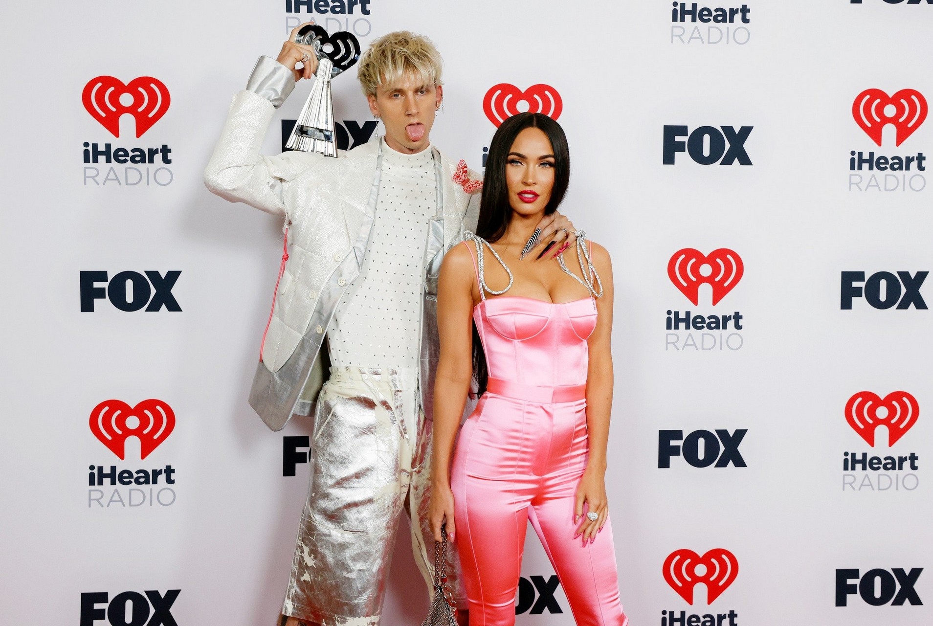 Megan Fox Hot In Pink At iHeartRadio Music Awards 2021