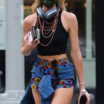 Candice Swanepoel Sexy Legs In NY (17 Photos)