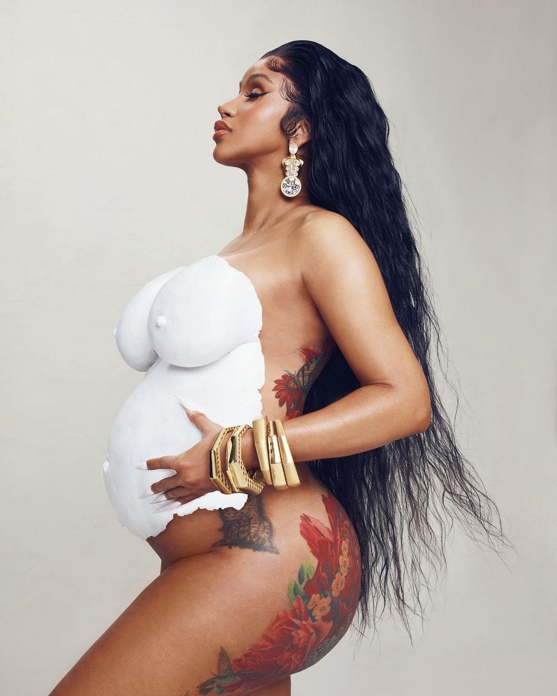 Cardi B Nude Pregnant