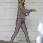 Kendall Jenner Showed Off Significant Cameltoe In Tight Leggings (24 Photos)