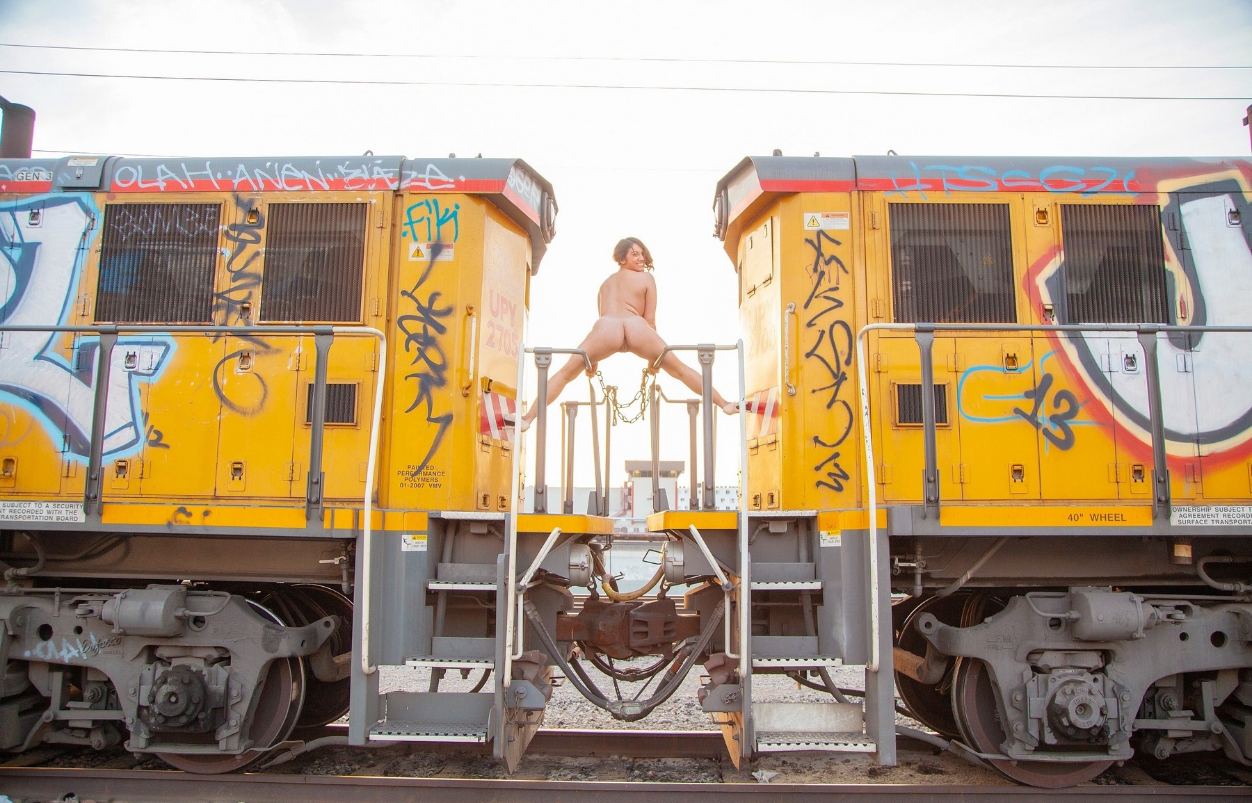 Eve Corta Naked On The Train