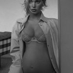 Almost Naked Elsa Hosk Showed Off Her Baby Bump (6 Photos + Video)