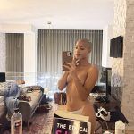 Indya Moore Topless Selfie