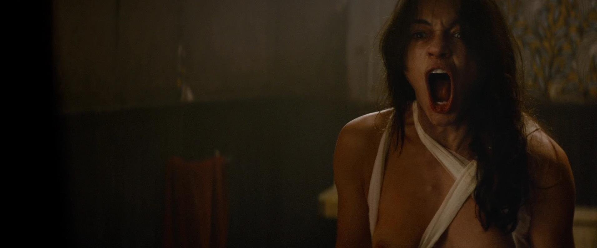 Michelle Rodriguez Machete Kills Topless