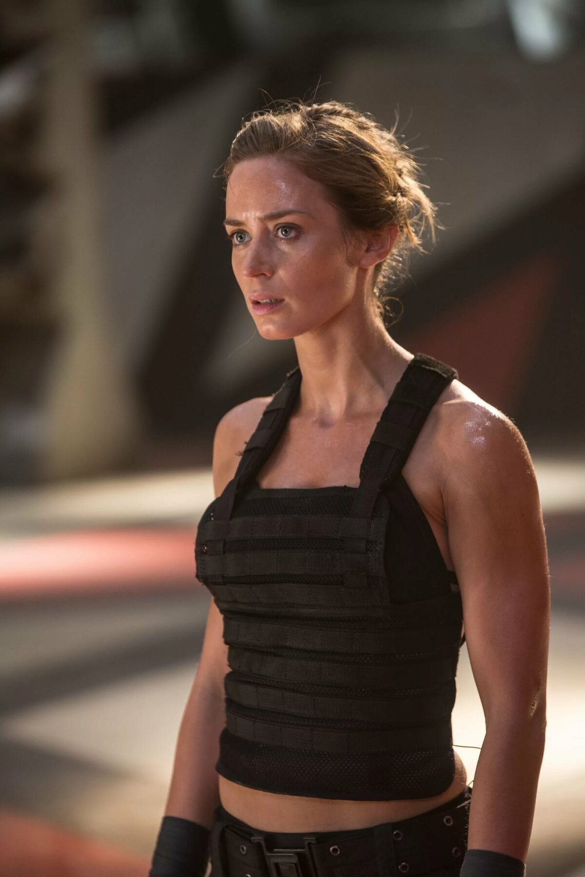 Emily Blunt In Leather From Edge Of Tomorrow