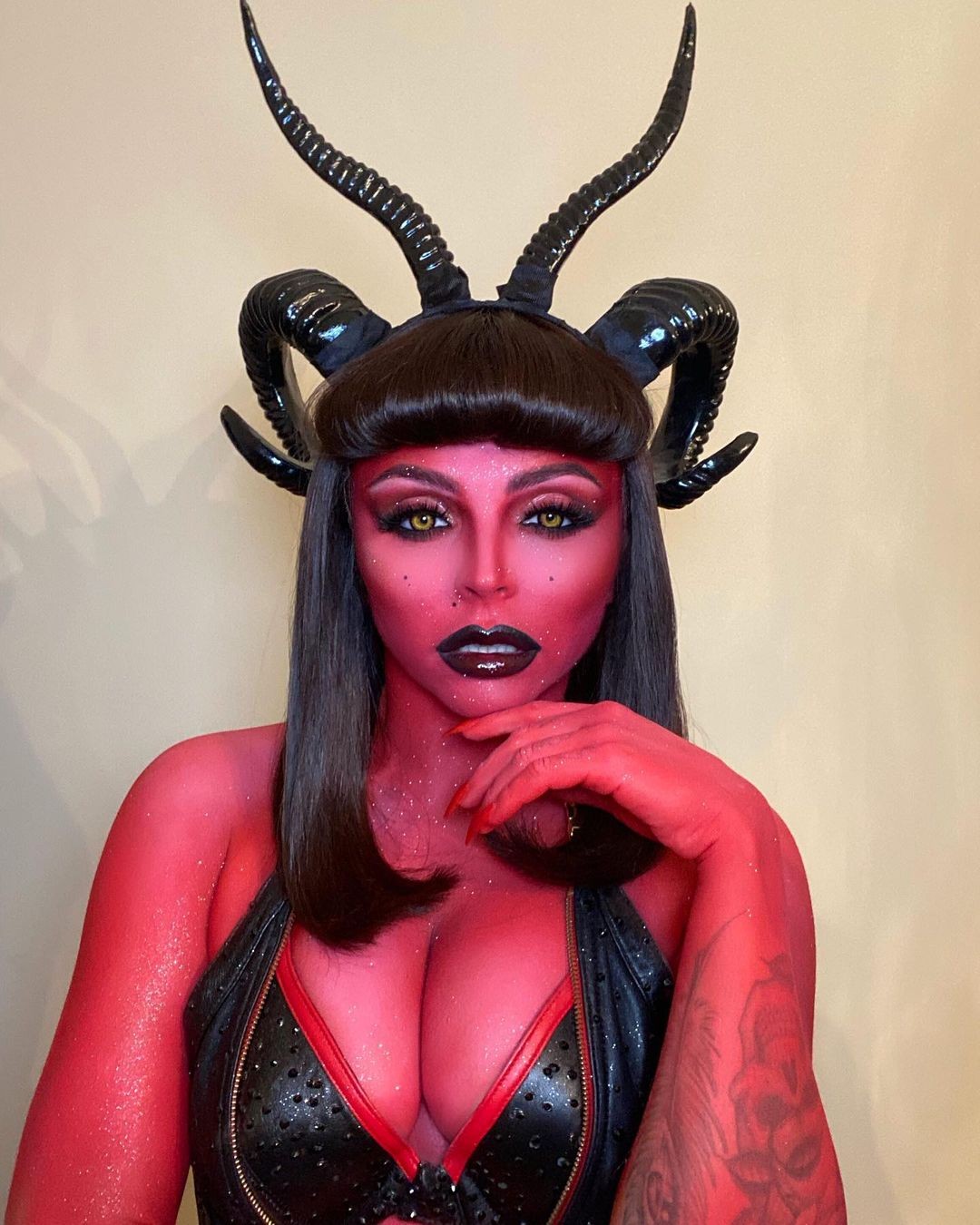 Jesy Nelson Sexy Look For Halloween 2020