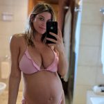 Ashley James Pregnant Selfie