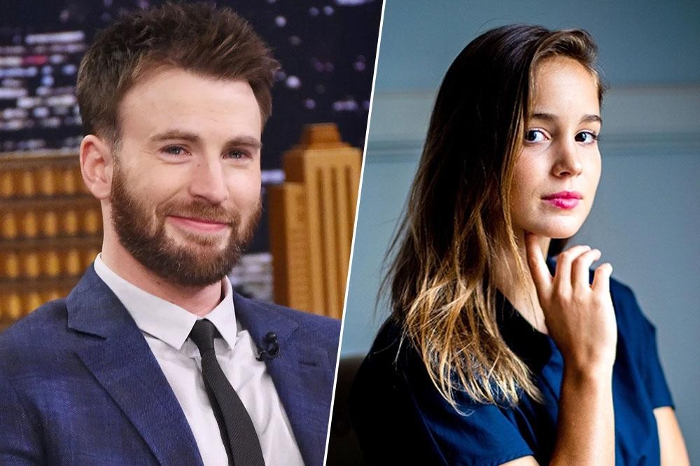 Alba Baptista And Chris Evans