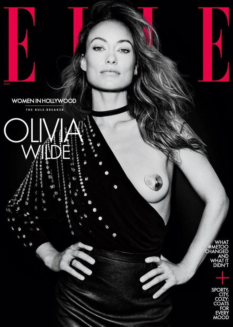 Olivia Wilde Topless For ELLE USA