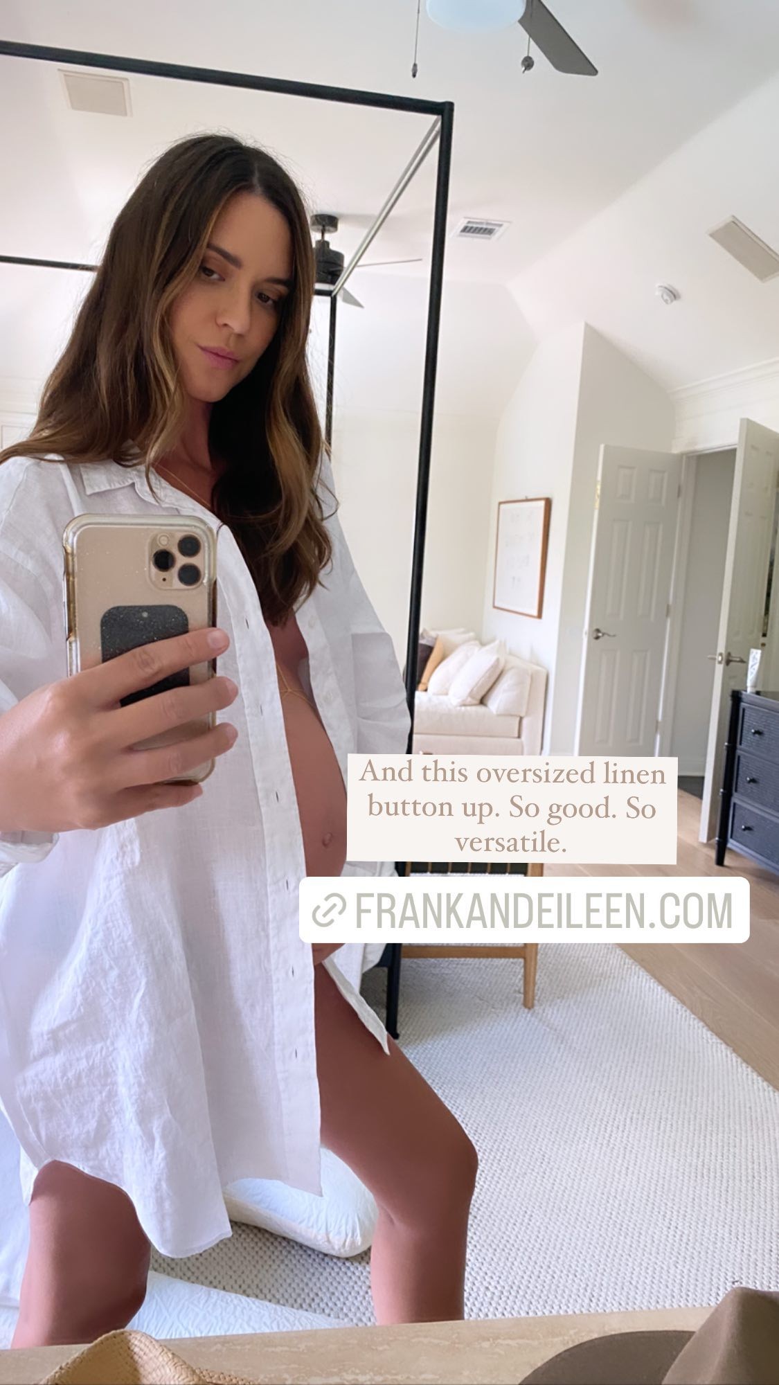 Odette Annable Yustman Preggo Selfie