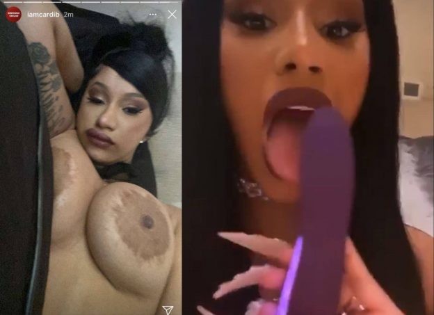 Cardi B Nude Birhtday Party