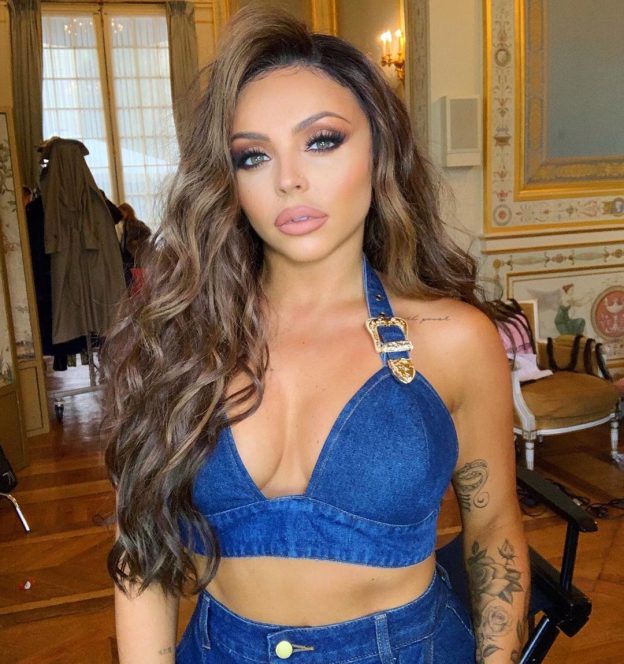 Jesy Nelson Showed Tits And Tattoos In Lingerie (27 Photos)