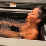 Nicole Scherzinger In An Ice Bath