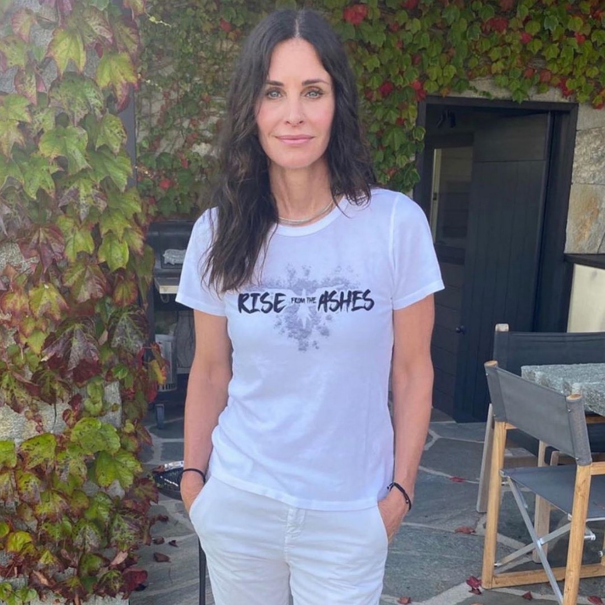 Courteney Cox Wears Rise From The Ashes