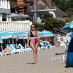 Diane Kruger Sexy In A Multicolored Swimsuit (14 Photos)