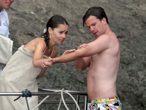 Emilia Clarke Looks Haggard In A Bikini On Vacation In Italy (55 Photos)