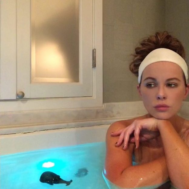 Kate Beckinsale In The Bath With A Whale (1 Photo)