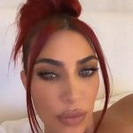 Kim Kardashian Sexy Redhead Bitch (10 Deleted Photos And Videos)