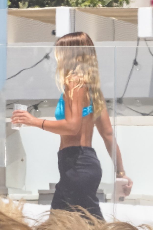 Sofia Richie In Malibu Wearing Sexy Blue Bikini (39 Photos)