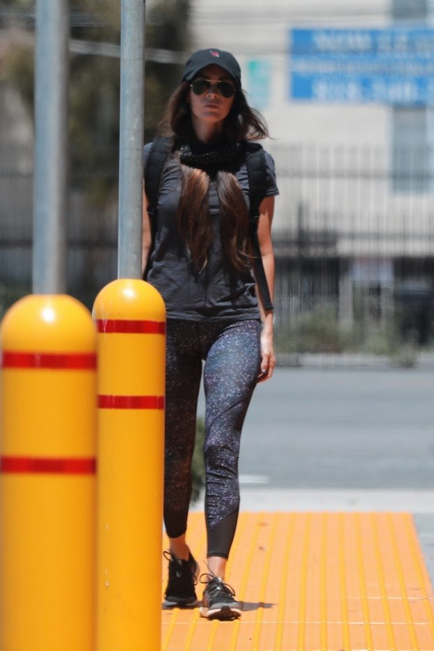 Megan Fox Dressed In Sexy Leggings In Calabasas (12 Photos)