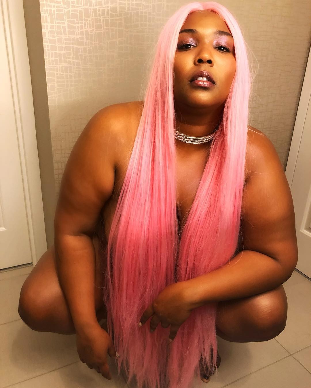 Lizzo Posing Nude