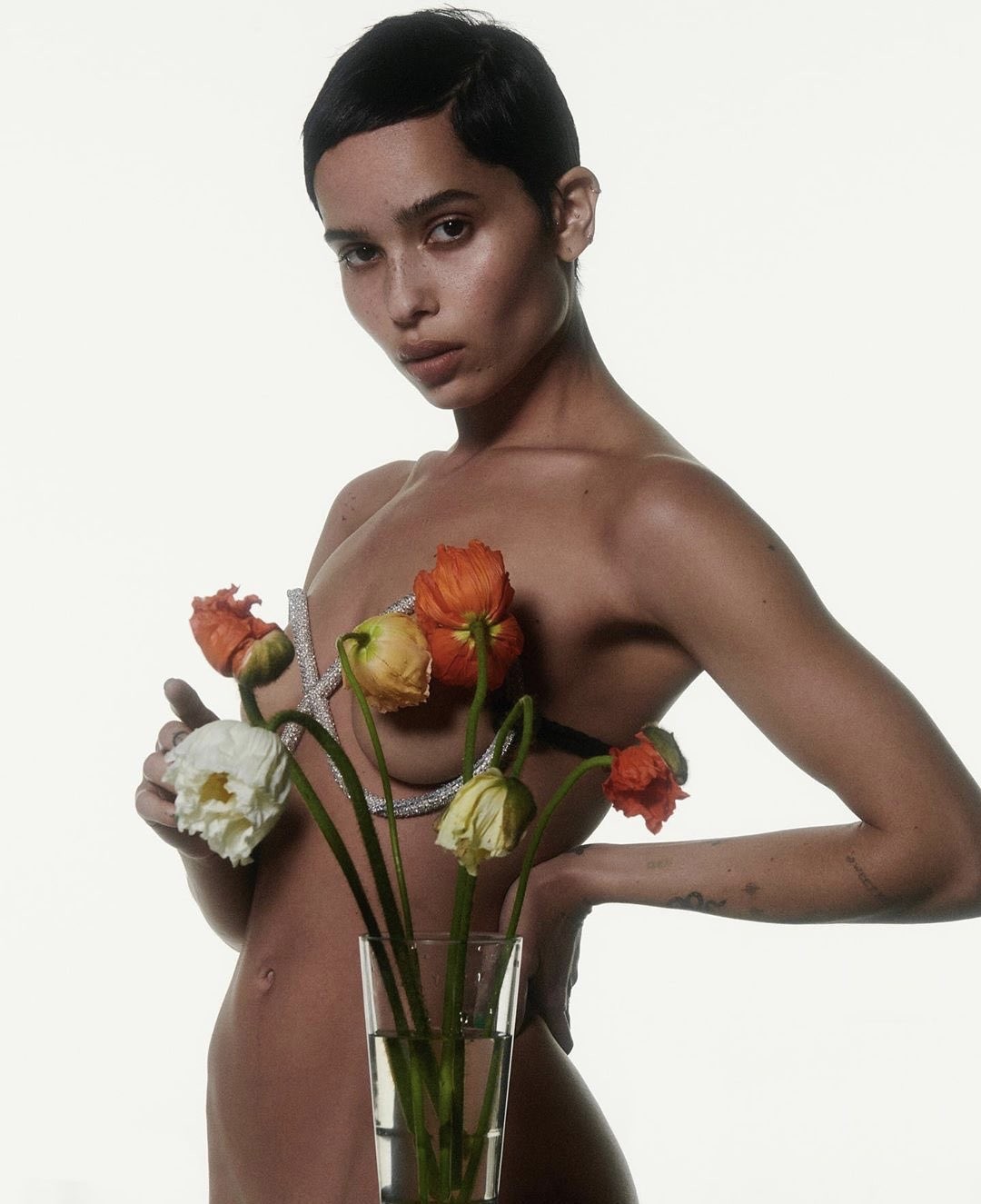 Zoe Kravitz Nude in Pop Magazine 2020