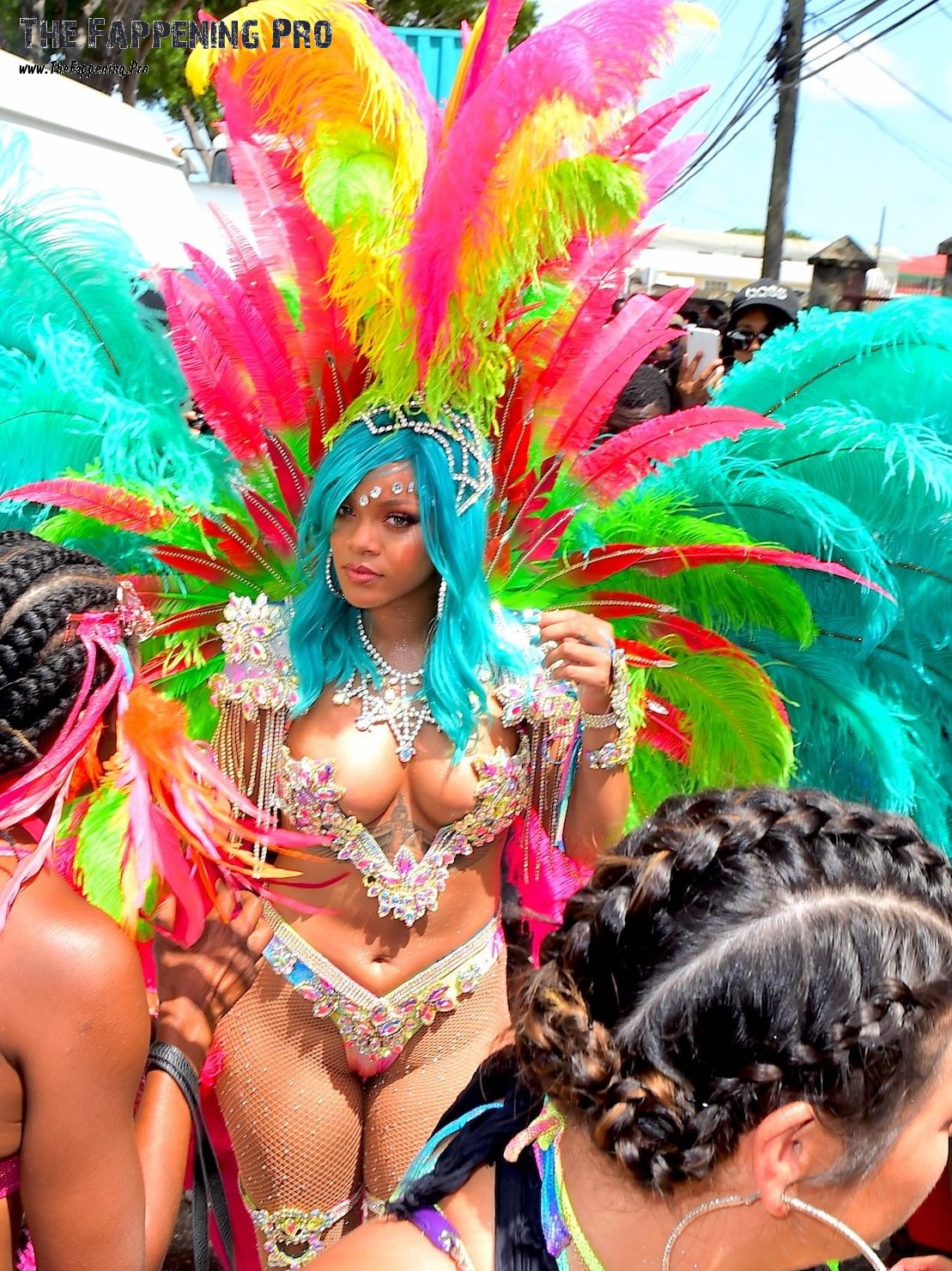 Rihanna Sexy Carnival Look