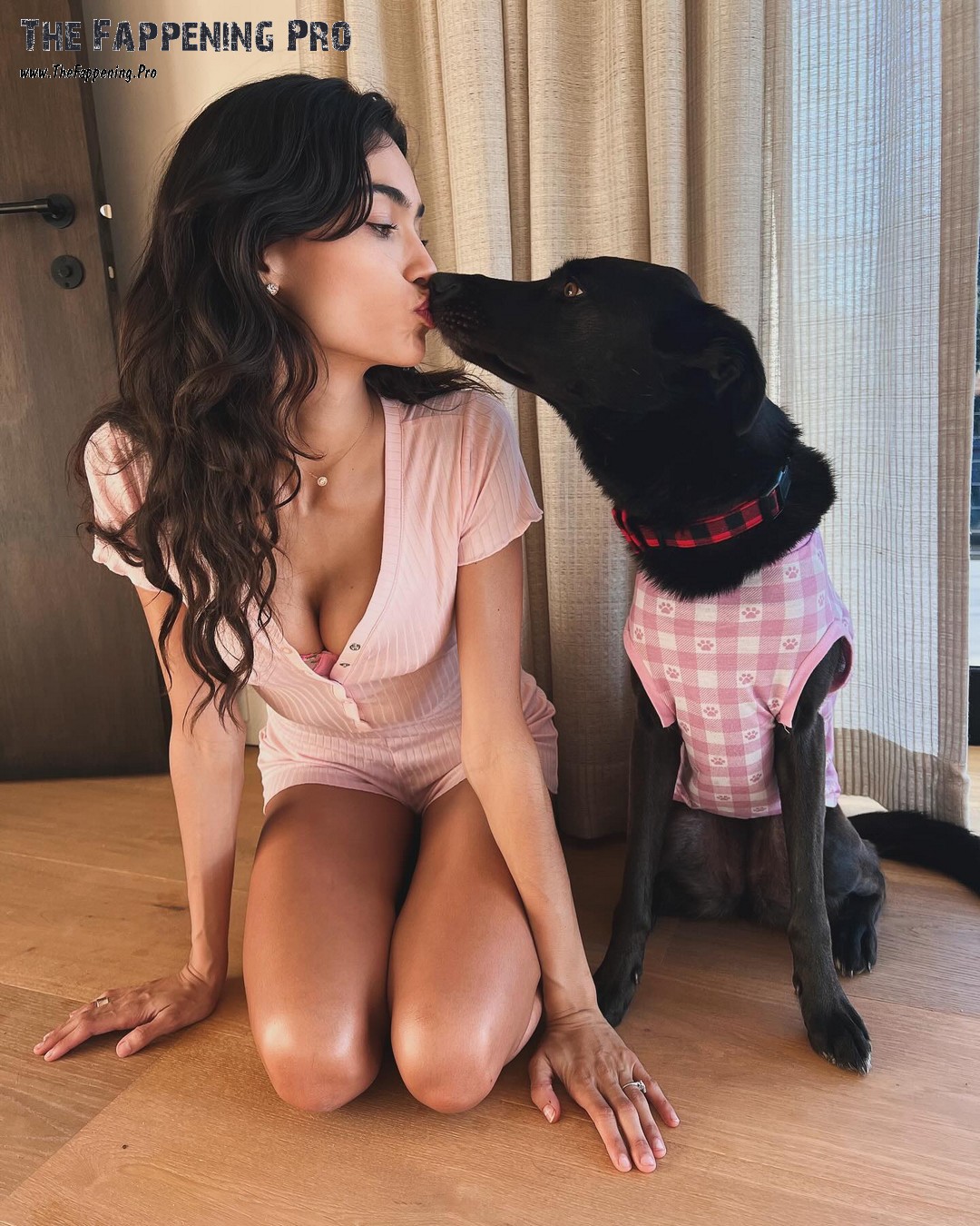Girl Kiss Dog