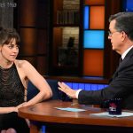 Kristen Stewart Exposed Tits At The Late Show with Stephen Colbert