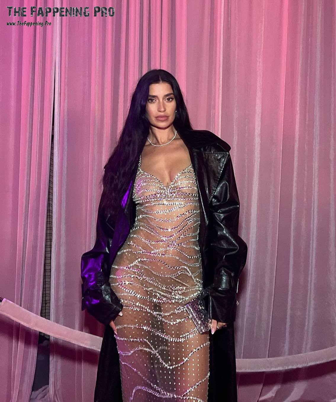 Nicole Williams See Through At Paris Hilton's Slivmas Party