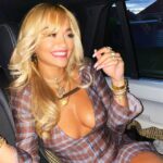 Rita Ora Sexy In Retro Look With Deep Cleavage (4 Photos + GIF)