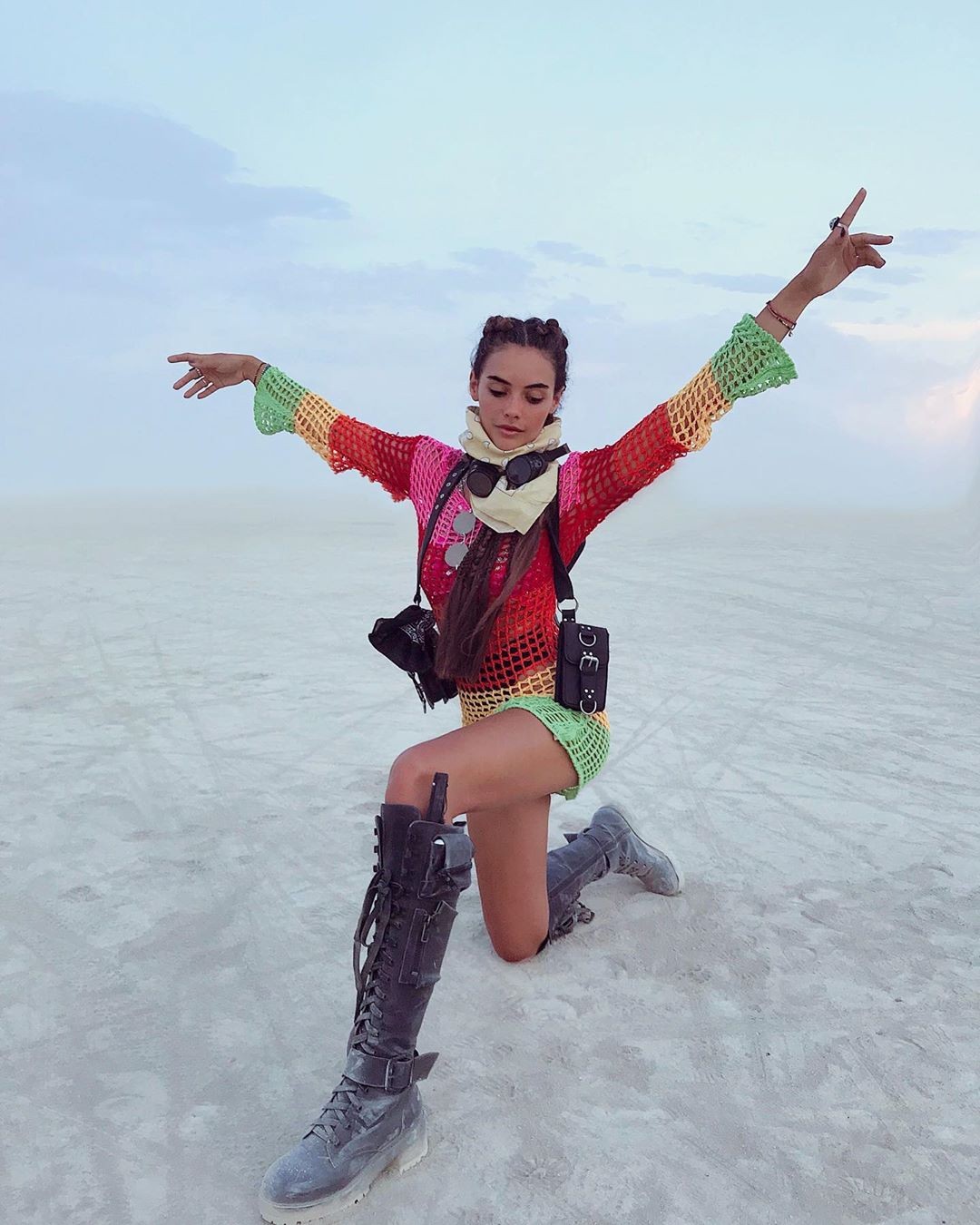 Monika Clarke hot at Burning Man