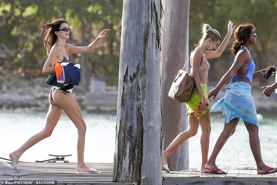 Kendall Jenner And Hailey Bieber Sexy in Jamaica