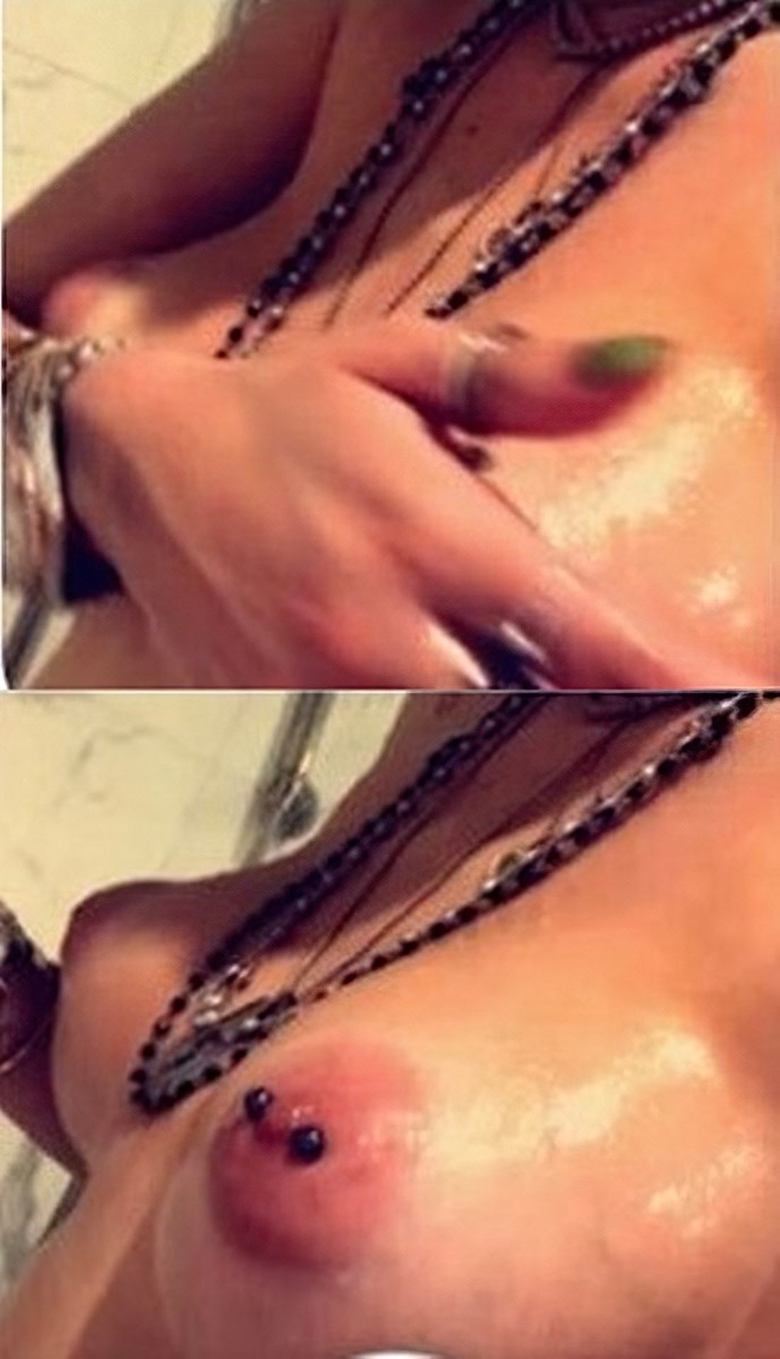 Bella Thorne Leaked photos of nude Boobs with piercings