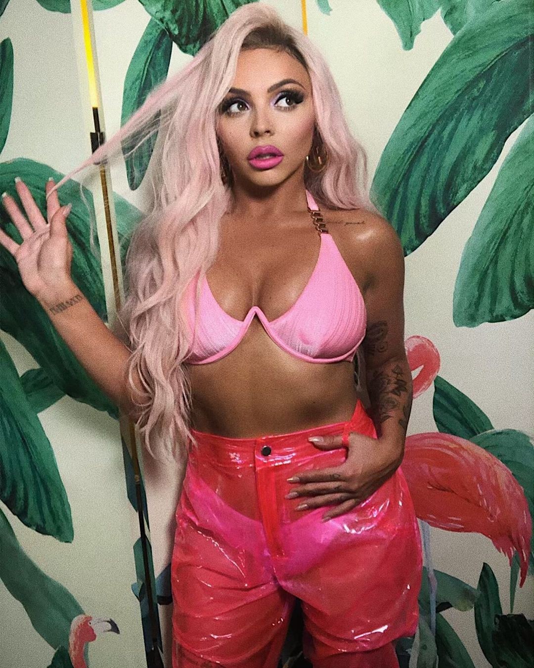 Jesy Nelson Pink Tits