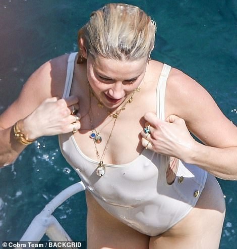 Amber Heard Hard Nipples