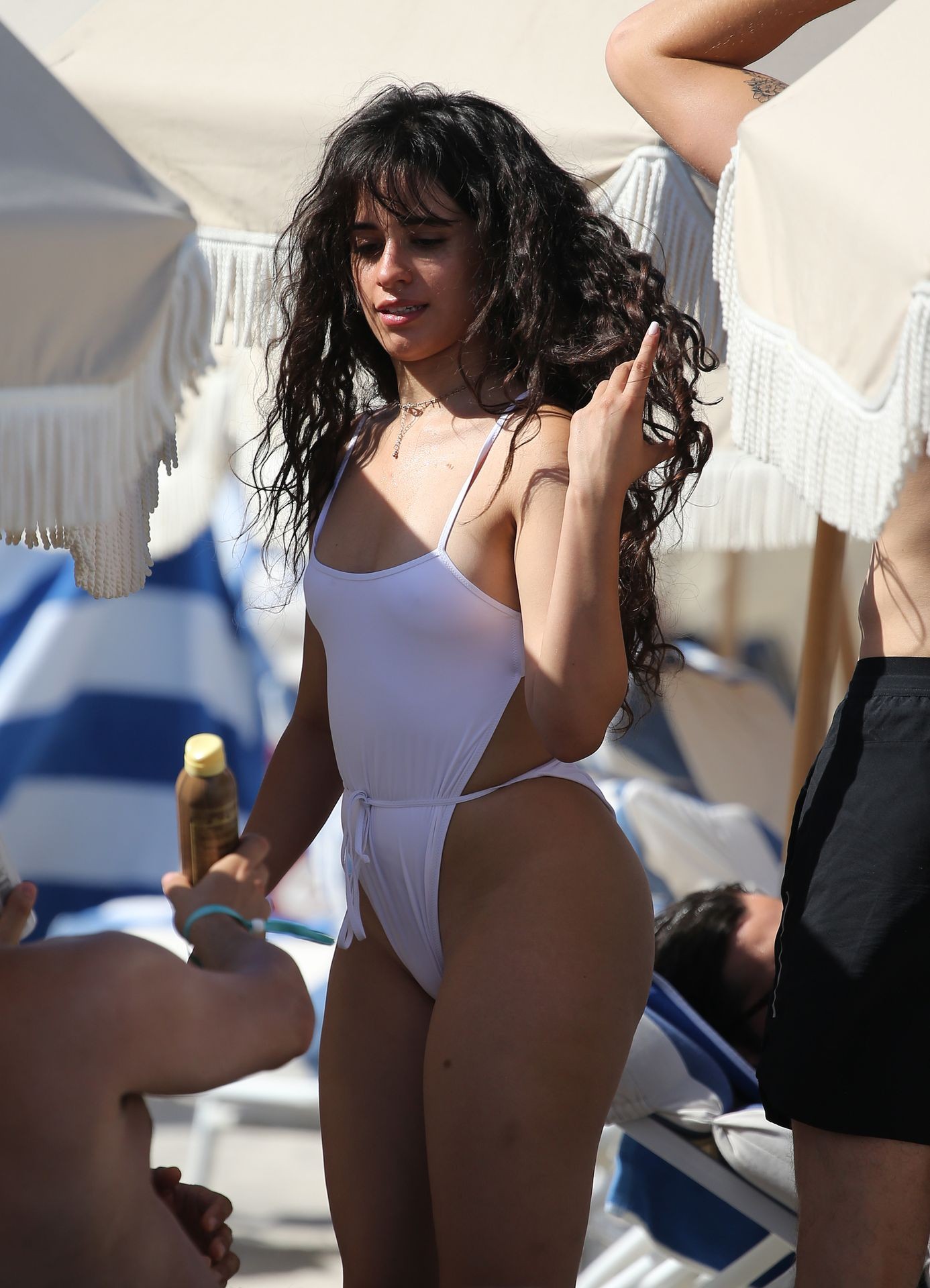 Camila Cabello Sexy at a Beach in Miami 