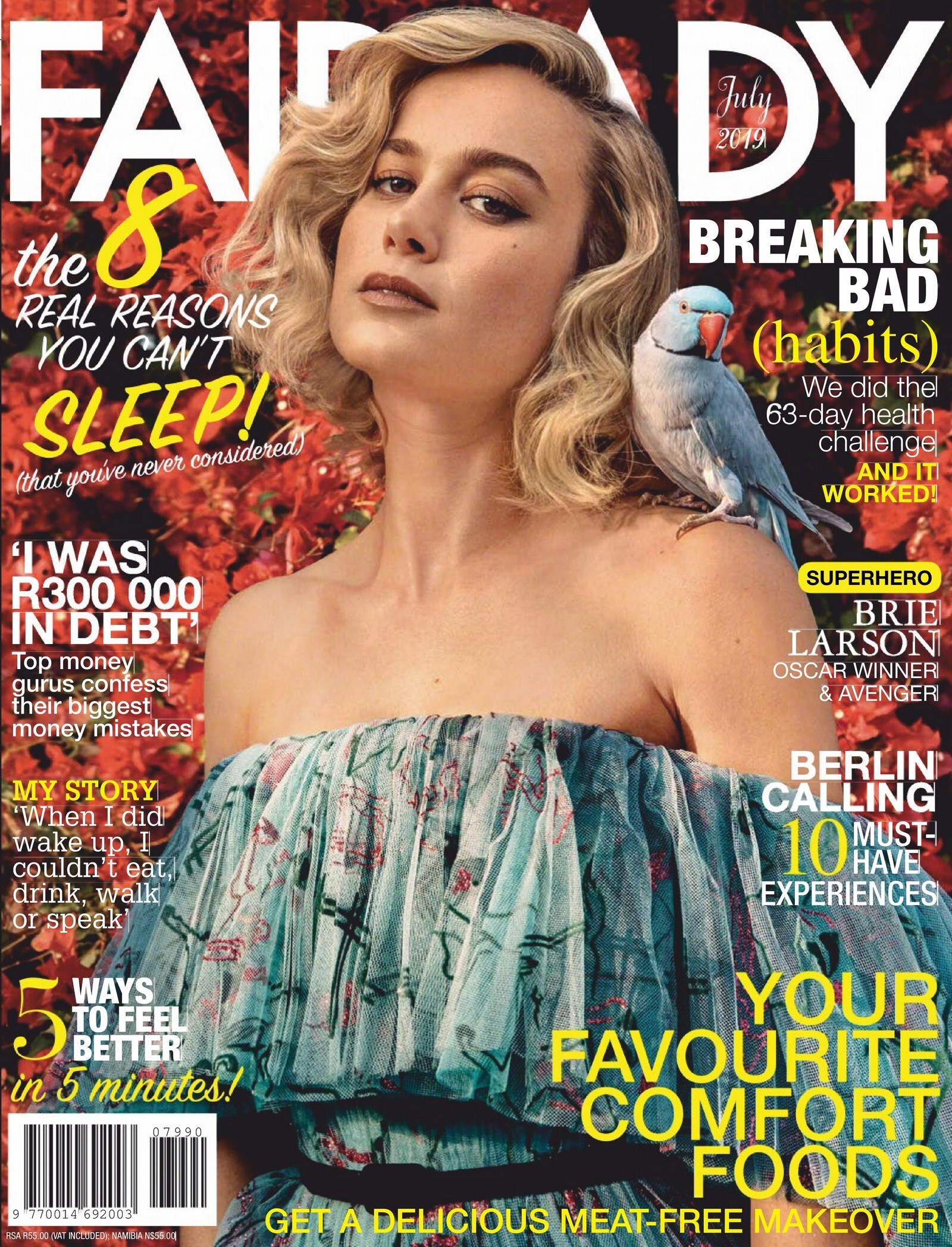 Brie Larson Sexy FairLady Cover