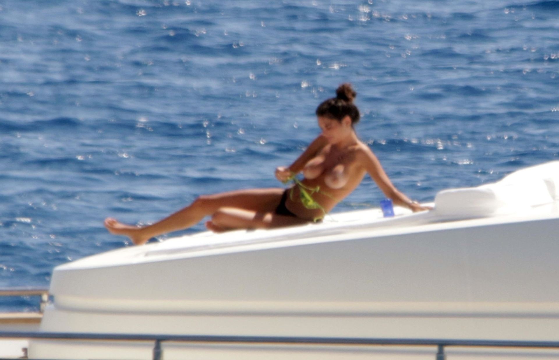 Francesca Sofia Novello Topless in Formentera