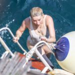 Amber Heard Showed Tits in Revealing Bikini at Amalfi Coast